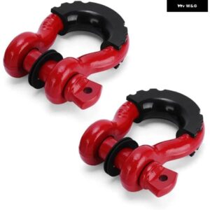 カーアクセサリー D リングシャックル 3.25T 牽引フック 汎用 ジープ ラングラー オフロード トラック 車両回復 4X4 オフロードツール カス