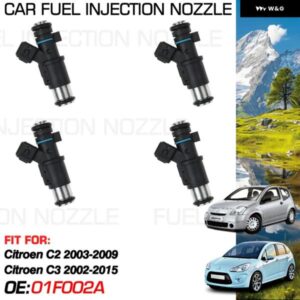 シトロエン C2 2003-2009 2008 シトロエン C3 2002-2015 2013 2009 燃料インジェクターノズル噴射アクセサリー カスタムパーツ アクセサリ