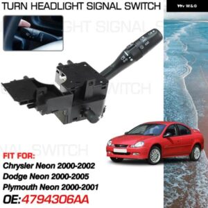 クライスラー ネオン ダッジ SX 2.0 2000-2002 ダッジ ネオン 2000-2005 プリムス ネオン 2000-2001 ウィンカー ヘッドライト スイッチ 479