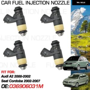 アウディ A2 2000-2002 2001 シート コルドバ 6L MK2 II 2002-2007 2005 2004 アクセサリー 燃料 インジェクターノズル 噴射 カスタムパー