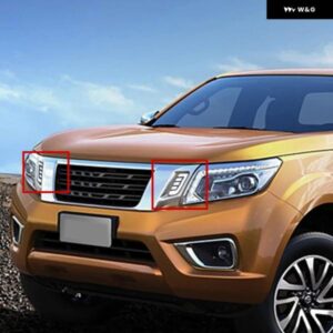 LED DRL 日産 ナバラ NP300 D23 2015-19 デイタイム ランニングライト マスクグリル ウインカー付き フォグランプ カスタムパーツ アクセサ