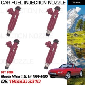 マツダ MX-5 MX5 MX 5 NB マツダ MX-5 ミアータ マツダ ロードスター 1999 2000 アクセサリー燃料インジェクターノズル噴射 195500-3310 カ
