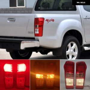 いすゞ D-MAX DMAX ピックアップ 2012-19 LED リアブレーキライト テールランプリア LED テールライト カスタムパーツ アクセサリー 交換用