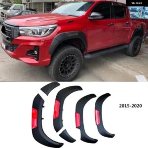 フェンダーフレア ハイラックス REVO ロッコサーフ用自動フェンダーサイドプレートカバー 2015-19 カーパーツ