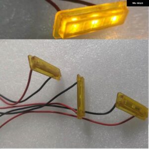自動車 LED LED レンジャー T7 T6 XL XLT ワイルド トラック グリル 自動グリル LED 黄色 3個