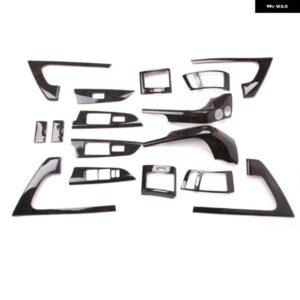 インテリア トリムプレートカバー フィットランドクルーザー LC200 2008-2016 2010 2012 インテリア モールディングウッドカラールックス自動車 ACCESSORIE
