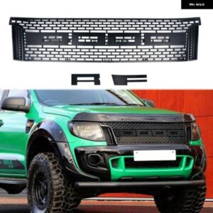 レンジャー T6 用にグリル メッシュレンジャー T6 WILDTRAK TXL 2012-15 フロントバンパー グリル レーシング グリル フロントグリル