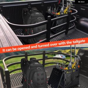 シエラ タンドラ RAM 1500/2500/3500 ピックアップ トラックベッドエクステンダー格納式テールゲート エクステンション フルサイズ トラック