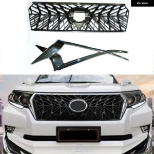 フロントグリル ランドクルーザー 150 プラド LC150 J150 2018 2019 2020 フロント レーシング グリル カバー バンパー グリル