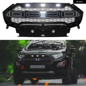 ECOSPORT レーシング グリル されました ECOSPORT 2017 2018 2019 フロントバンパー グリル メッシュカバー フロントグリル トリム