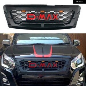D MAX レーシング グリル D-MAX DMAX 2016-19 フロント レーシング グリル トリムフロントバンパー グリル