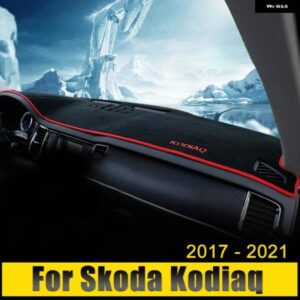 シュコダ KODIAQ 2017-21 滑り止めマットダッシュボード カバー パッド サンシェード 抗 UV
