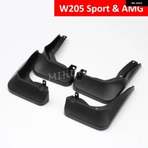 2015-2021 メルセデス C クラススポーツセダンワゴン AMG W205 S205 スプラッシュガード マッドフラップ マッドフラップ フェンダー