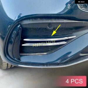 クロームフロントバンパー グリル ストリップ フォグライト トリム 2022 2023 メルセデス C クラス W206 S206 C200 C220 C300 C43 AMG