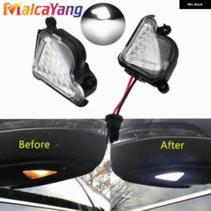 シュコダオクタヴィア用カースタイリング 3 2 5E 1Z 2004-2020 シュコダスーパーブ 3 2 B6 B8 2008-2021 LED アンダーサイドミラー パドル ライト