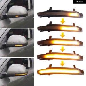 2個 ダイナミック LED ウインカーシュコダオクタ 2 MK2 II A5 SUPERB B6 3T ウィンカー ミラー ライト 40148 フラッシャー矢印
