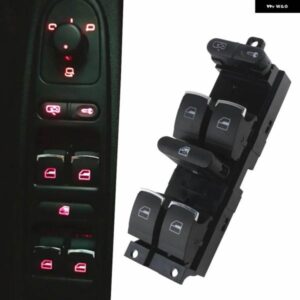 パワーマスターウィンドウ コントローラガラススイッチ 1998-2005 VW ジェッタ ゴルフ GTI MK4 パサート B5 運転席側 3BD959857 3BD 959 857