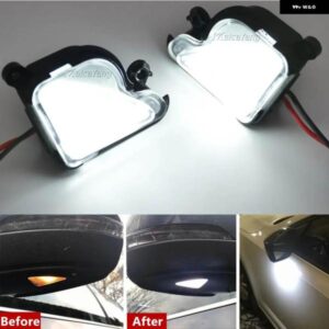 2X 6000K シュコダオクタヴィア MK3 MK2 5E 2012-2019 スーパーブ 2 II 1Z フェーズ 2008-2019 CANBUS LED アンダーサイドミラー パドル ライト