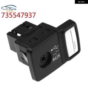 735547937 フィアット 500 パンダプントブルーと私メディアプレーヤー USB AUX 充電ポートモジュールソケット