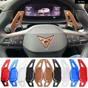 キュプラ ATECA FORMENTOR レオン 2021-23 ステアリング ホイールシフトパドル ギアパドル DSG 延長スタイリング カー