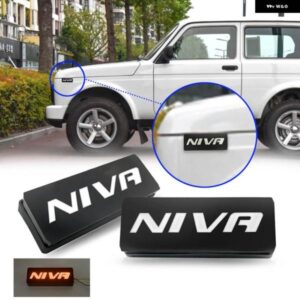 2X アンバー LED サイド マーカーライト リピーター インジケータ ーランプ LADA NIVA 4X4 1995 サイドマーク