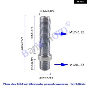 1個 拡張ホイールスタッド変換トールラグボルトネジ アダプタ ーキット M12X1.25 M12X1.5 M14X1.25 M14X1.5