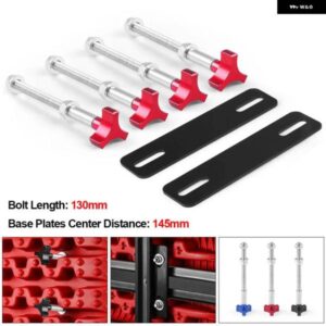 トラクションボード用取り付けピンキット 4.72インチ～6.69インチ 12～17CM穴間隔の取り付けピンでリカバリ トラック に適合 TT102403