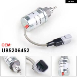 電気 12V シャットオフ ソレノイド PERKINS 402D 403D 404D 404C 403C U85206452 用