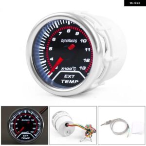 2インチ 52MM 車スモークレンズ排気ガス温度計 EGT 300-1300 摂氏センサー 付き車メーター TT101234