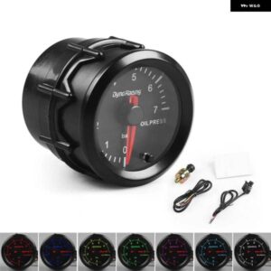 2インチ 52MM 7色 変化バックライト油圧ゲージバー高速ステッピングモーター センサー 付きカーメーター TT101733