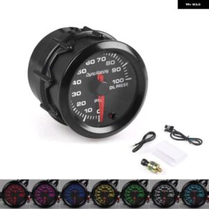 2インチ 52MM 7色 変化バックライト油圧計高速ステッピングモーター センサー メーター TT101491