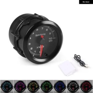 2インチ 52MM 7色 変化バックライトタコメーター 高速ステッピングモーター センサー メーター TT101486