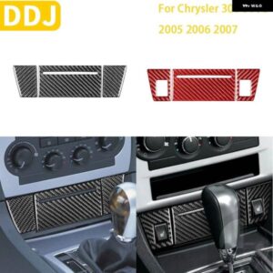 クライスラー 300 300C 2005 2006 2007 カーボン車内灰皿加熱トリム ステッカー 装飾
