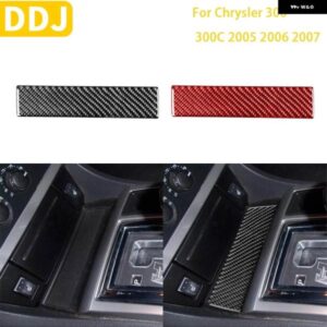 クライスラー 300 300C 2005 2006 2007 カー インテリア カーボンシフトフロントストレージトリム ステッカー
