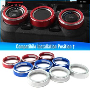 スズキ AC 空調サウンドノブ カバー ジムニー JB64 JB74 JB64W JB74W 2019-2022 ノブ ボタン リングトリムカー