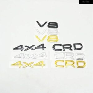 4X4 CRD V8 エンブレムリアリフトゲート バッジロゴ銘板 ステッカー