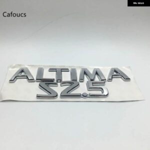 アルティマ 2.5 S 2.5S リアクロームエンブレムバッジスクリプトロゴサイン用