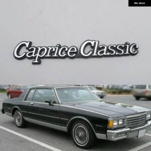 カプリスクラシックフロントサイドフェンダーエンブレムバッジネームプレート デカール 1977-1985