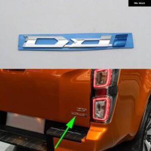 DDI エンブレムリアトランクナンバー文字ロゴバッジ デカール ステッカー DMAX D-MAX