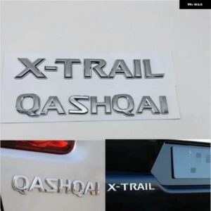 エクストレイル XTRAIL T30 T31 2001-2013 4X4 DCI SVE リアブーツ バッジトランクエンブレムロゴキャシュカイ 2007-2013