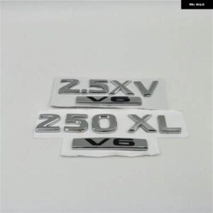 ティアナ 2.5XV 250XL V6 エンブレムナンバー文字リアトランク変位ロゴカースタイリング