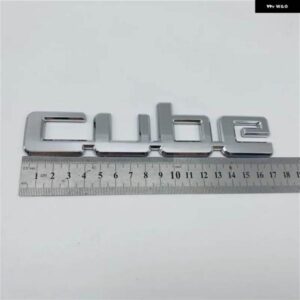 キューブ用リアブーツ バッジエンブレムトランクロゴテールゲート 銘板文字 デカール