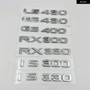 LS430 GS430 GS400 RX400 RX300 RX330 IS300 IS330 LX570 GX470 リアテールゲート エンブレムロゴ ステッカー
