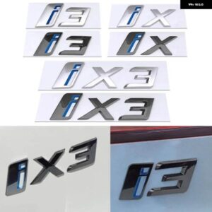 Iシリーズ I3 IX IX3 3D レターエンブレムロゴリアトランクスタイリング ステッカー 装飾 デカール カー