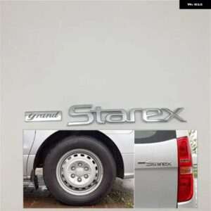 I800 H1 グランドスターレックスリアロゴエンブレムトランクテールゲート 銘板 2007-2014 863104H000