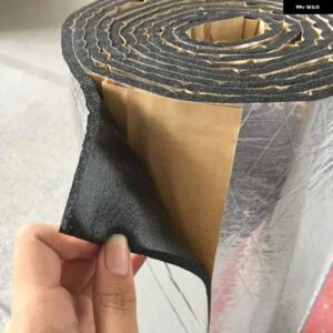 2000 500MM 10MM アルミ 箔消音断熱マットノイズヒートシールド断熱車デッドニングフォーム綿サウンド