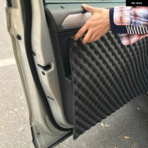 50 80CM 18MM 厚さのサウンドホットデッドナーマット防音 ボンネット 断熱デッドニングフード エンジン 熱泡綿 ステッカー