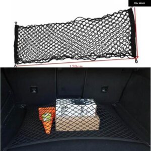 120*60CM スタイリング ブーツ ストリングメッシュ弾性 リアバック貨物トランク収納オーガナイザーキャリアネットホルダー 自動車