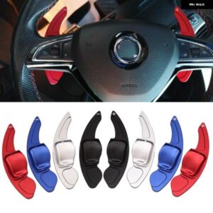 ステアリング ホイールのシフトパドル 拡張シフター ステッカー DSG ギアシュコダオクタ A7 MK3 5E RS VRS 素晴らしい B8 スカラ KAROQ KODIAQ