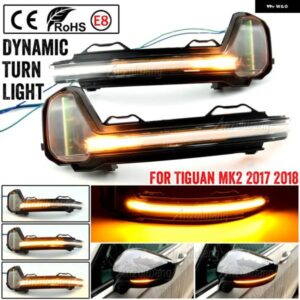 VW ティグアン MK2 2017 2018 2019 トゥアレグ MK3 EU 2019 LED ダイナミック ウィンカー ライトフラッシャー流水ウインカーフラッシュライト